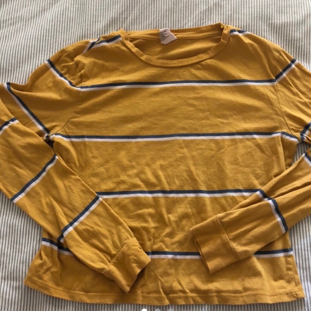 striped long sleeve T-shirt
